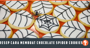 Resep Cara Membuat Chocolate Spider Web Cookies
