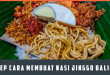 Resep Cara Membuat Nasi Jinggo Khas Bali